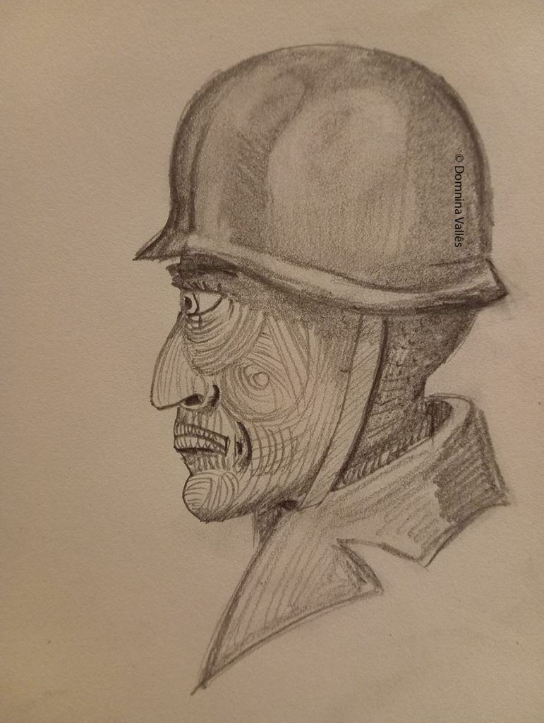 Domnnina Vallès | Dibuix Soldat