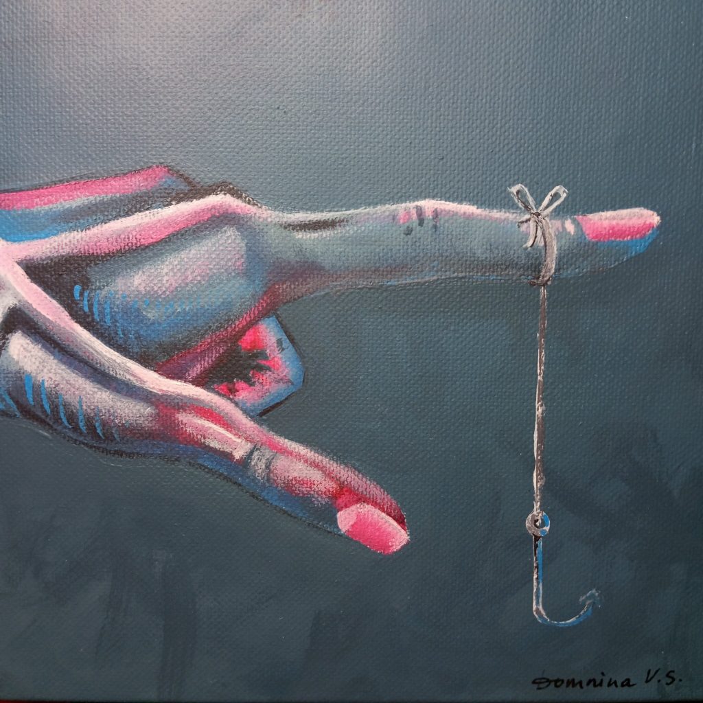 Domnina Valès | Pintura Mà Objectiu